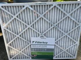 Afb24x30x1m8 Filterbuy 24x30x1 Pleated Air Filters Replacement For Hvac Ac Furnace Merv 8