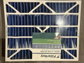 Filterbuy Asg20x25x6m13 20x25x6 Air Filters Ac Furnace For Aprilaire Space Gard 201 Merv 13