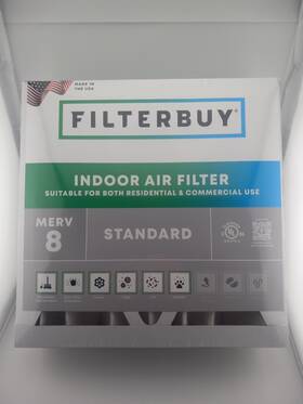B00ck04gl2 Filterbuy Air Filter Merv 8 Replacement Hvac Ac Furnace Filters 12x12x4 Set Of 2