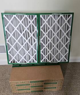 Hrf16x25x5m8 Filterbuy Ak 2 Pack 16x25x5 Indoor Air Filters Merv 8 Brand New