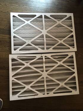 P80s.041624 Filterbuy Filters 16x25x4 Merv 13 Pleated Air Filter Lot Of Two