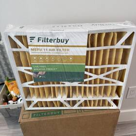 Rrf17.5x21x5m11 Filterbuy 17.5x21x5 Air Filter Ac Furnace Replacement Merv 11