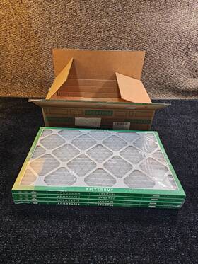 Sb-022522203 Filterbuy Qty 4 16x25x1 Merv 8 Pleated Replacement Air Filter