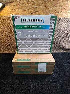 Sb-022551353 Filterbuy Qty 4 20x20x2 Merv 8 Pleated Replacement Air Filter