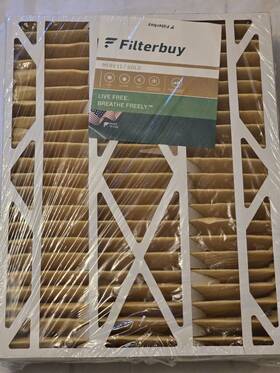 Trf21x27x5m11 Filterbuy 21x27x5 Pleated Air Filter Replacement Merv 11/gold