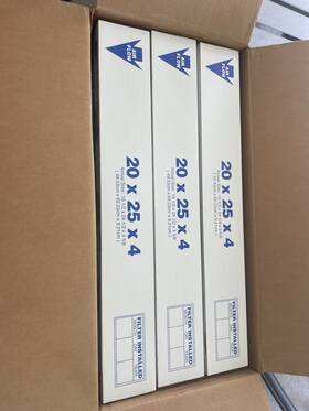 Ff4m11 Filters Fast 20 Inch X25 X4 Hvac Merv 11 Air And Furnace 3-pack Usa Made