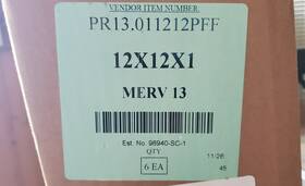Filters Fast Ffm1361 1377 12x12x1 Merv 13 1 Inch Pleated Hvac Ac Furnace Air 6 Pack