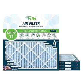 6500-20201 Filti 6500 Pleated High Capacity Home Hvac Furnace 20 X 1 Merv 11 Air Filte