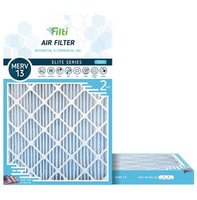 F13-16252 Filti 7500 Pleated Home Hvac Furnace 16 X 25 2 Merv 13 Air Filter With Reduced