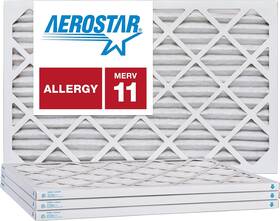 13.5x19.5x Filtration Group 313104226253 Aerostar 14x20x1 Merv 11 Air Filter Pleated Ac Furnace Hvac Filters