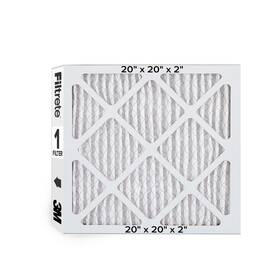 02-2in-12 Filtrete 20 X 2 Air Filter Merv 8 Premium Allergen 3 Month Pleated In