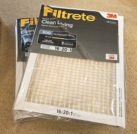 Filtrete 051111020685 3m 16x20x1 Clean Living Dust Reduction Furnace Filter 300 Mpr - 6 Pack