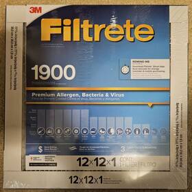 1900 Filtrete 051111541234 12x12x1