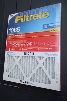 1085 Filtrete 051111542026 16x20x1 Air Filter Mpr 2 Filters Sealed