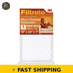 Filtrete 051111551073 14x20x1 Air Filter Mpr 800 Merv 10