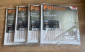 Filtrete 051131974968 18x18x1 Mpr 300 Clean Living Dust Reduction Furnace Air Filter 4pk