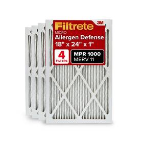 Filtrete 051141915197 18x24x1 Ac Furnace Air Filter Merv 11 Mpr 1000 Micro Allergen Def