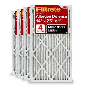 Filtrete 051141915241 14x25x1 Ac Furnace Air Filter Merv 11 Mpr 1000 Micro Allergen Def