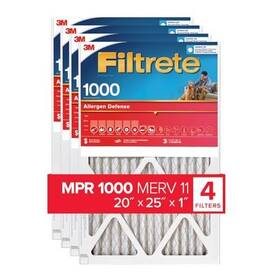 Filtrete 051141915258 20x25x1 Ac Furnace Air Filter Merv 11 Mpr 1000 Micro Allergen Defens