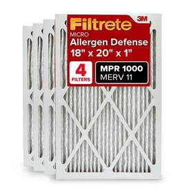 Filtrete 051141915296 18x20x1 Ac Furnace Air Filter 11 Mpr 1000 Micro Allergen Defense 3-month