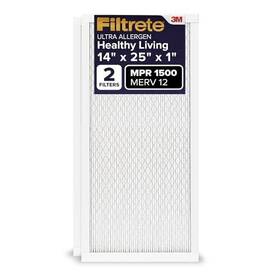 Filtrete 051141991603 14x25x1 Ac Furnace Air Filter Merv 12 Mpr 1500 Certified Asthma And Al