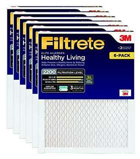 Filtrete 051141993317 Mpr 2200 20 X 30 1 Healthy Living Elite Allergen Reduction Ac Furn