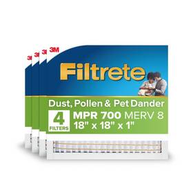Filtrete 068060502391 18x18x1 Ac Furnace Air Filter Mpr 700 Merv 8 Tough On Pollen Eas