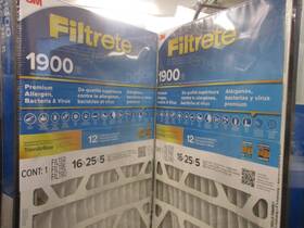 1900 Filtrete 068060504685 S3m Allergen Bacteria And Virus Deep Pleat Filters 16x25x4 -2 Pk