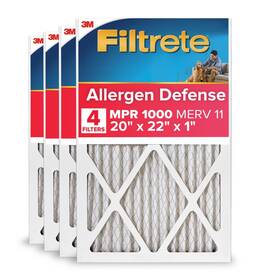 Filtrete 068060635747 20x22x1 Ac Furnace Air Filter Merv 11 Mpr 1000 Micro Allergen Defense 3-m