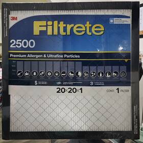 Filtrete 076308427290 3m Premium 2500 Allergen And Ultrafine Particle Air Filter 4 Pack 20x20x1