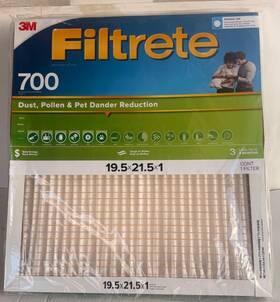 Filtrete 076308428488 3m Electrostatic 700 Mpr Dust Pollen And Pet Dander Reduction Air Filter