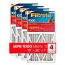 4-pac Filtrete 10x20x1 Ac Furnace Air Filter Mpr 1000 Micro Allergen Defense