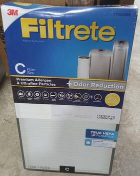 1150098 Filtrete 3m Size C Filter True Hepa Filtration #1150098 - 1 Unit
