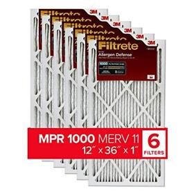 Filtrete 12x36x1 Ac Furnace Air Filter Mpr 1000 Micro Allergen Defense