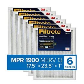 1900 Filtrete 17.5x23.5x1 Ac Furnace Air Filter Mpr Healthy Living Ultimate