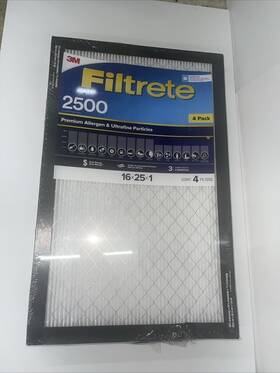 1744673 Filtrete 3m 2500 Premium Allergen And Home Pollutants Air Filter 16x25x1 4 Pack