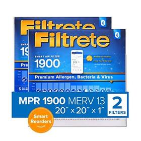 1900 Filtrete 20x20x1 Smart Replenishable Ac Furnace Air Filter Mpr Premium