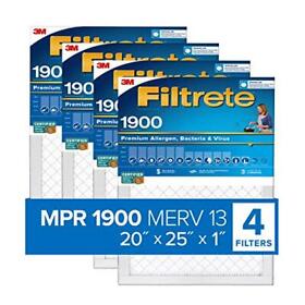 1900 Filtrete 20x25x1 Ac Furnace Air Filter Mpr Healthy Living Ultimate