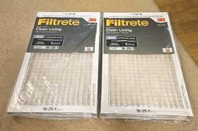 301-4-ju Filtrete 16x25x1 Air Filter Mpr 300 Merv 5 Clean Living Dust Reduction - 6 Pack