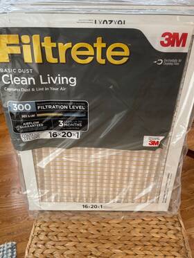 3m-100 Filtrete Mpr 300 Ac Furnace Air Filter - Pack Of 6 16x20x1