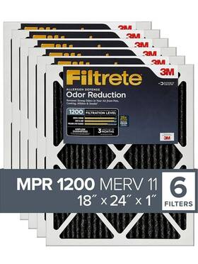 3mfilter-120 Filtrete 18x24x1 Air Filter Mpr 1200 Merv 11 Allergen Defense Odor Reduction