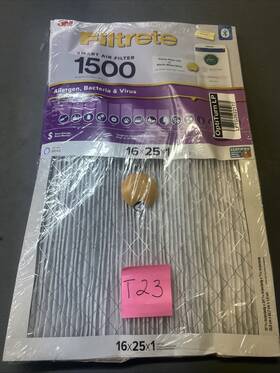 53247517 Filtrete 1500 Smart Air Filter 16x25x1 Allergen Bacteria And Virus New