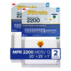 Filtrete 638060137444 2 Pack 20x25x1 Smart Replenishable Ac Furnace Air Filter Mpr 2200