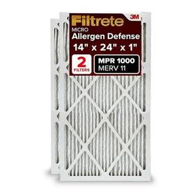 Filtrete 638060187838 14x24x1 Ac Furnace Air Filter 11 Mpr 1000 Micro Allergen Defense 3-month