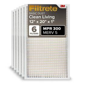 3-mont Filtrete 638060263396 12x20x1 Ac Furnace Air Filter 5 Mpr 300 Capture Unwanted Particles