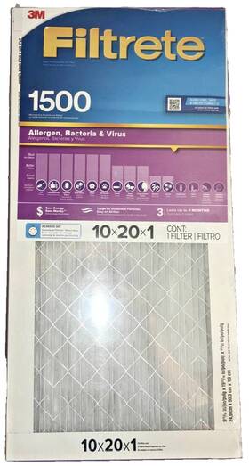 Filtrete 638060269718 3m Ultra Allergen Air Filter Mpr 1500 10x20x1 Volume Discount