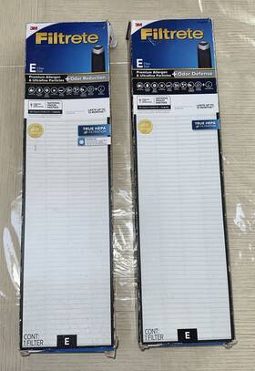 Iap-gg-125 Filtrete 638060270066 2 E Filters Hepa For Idylis Air Purifier #1150100 New In Box