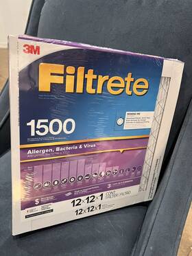 Filtrete 638060270875 20 Inch X20 X1 Merv 12 1500 Mpr Allergen/bacteria/virus Pleated Air Filter