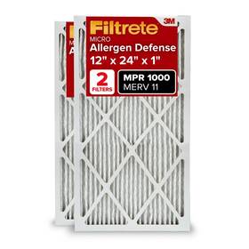 Filtrete 638060656389 12x24x1 Ac Furnace Air Filter Merv 11 Mpr 1000 Micro Allergen Def