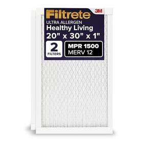 Filtrete 638060656532 20x30x1 Ac Furnace Air Filter Merv 12 Mpr 1500 Certified Asthma &